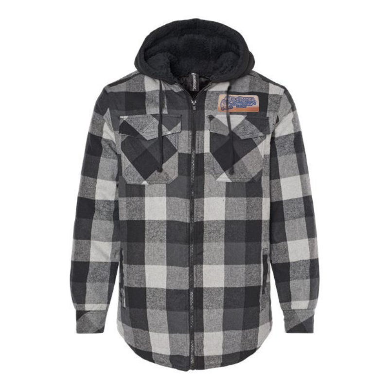 Quilted Flannel Hoodie