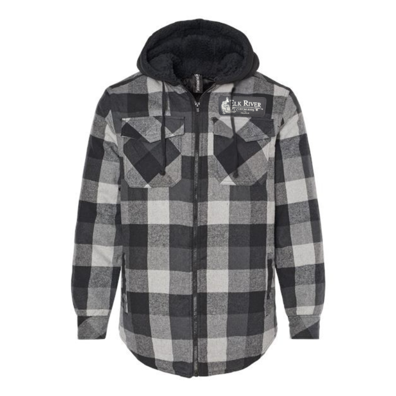 Quilted Flannel Hoodie