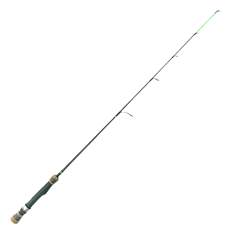 best ice fishing pole for walleye 36'' Solid Carbon Med-Heavy Trout/Pike/Walleye Ice Rod