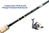 5'6'' Ultra-Lite Panfish & Trout Silver XP Spinning - Full Grip Handle