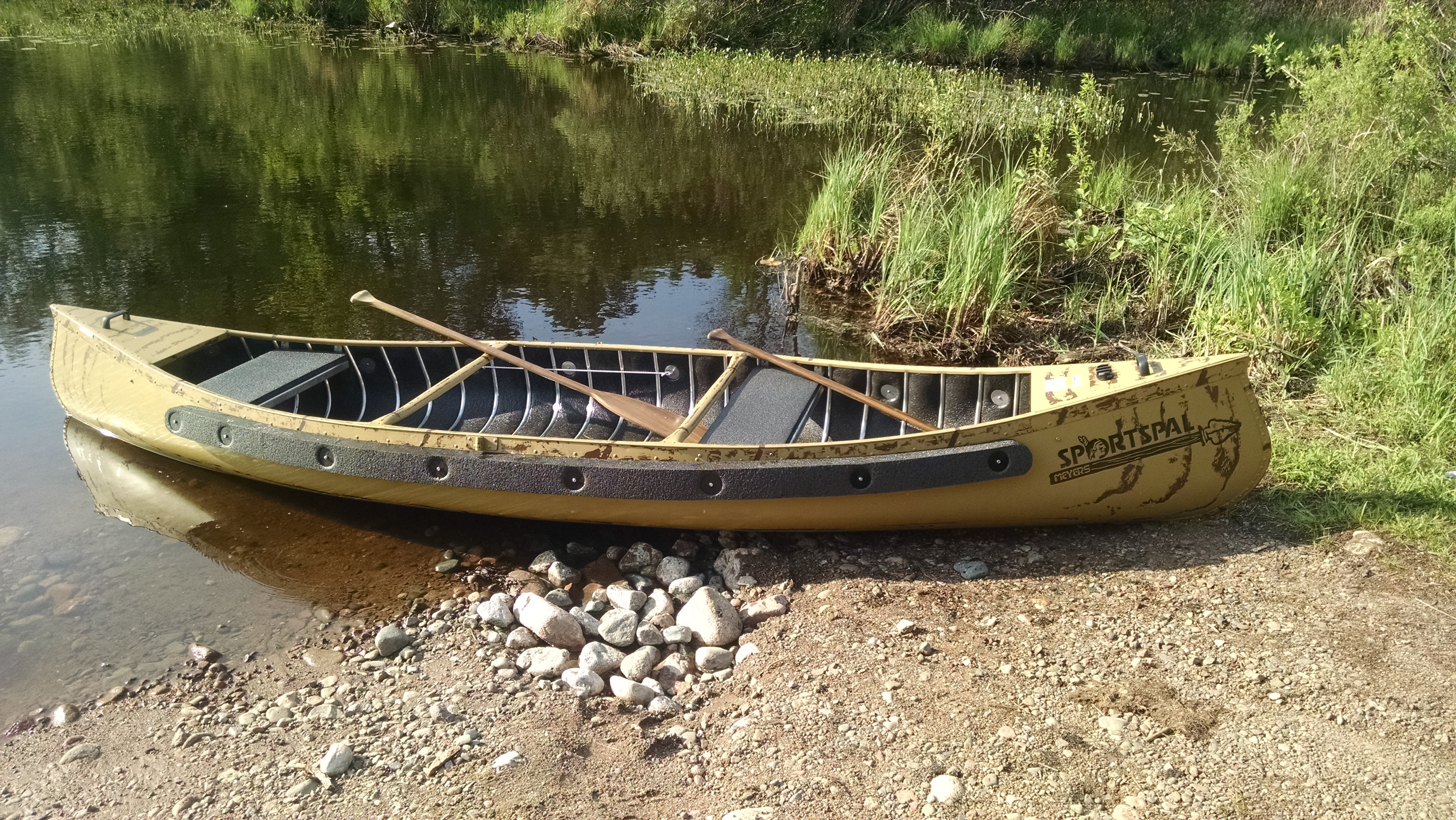 Testing out the Sportspal Canoe!!
