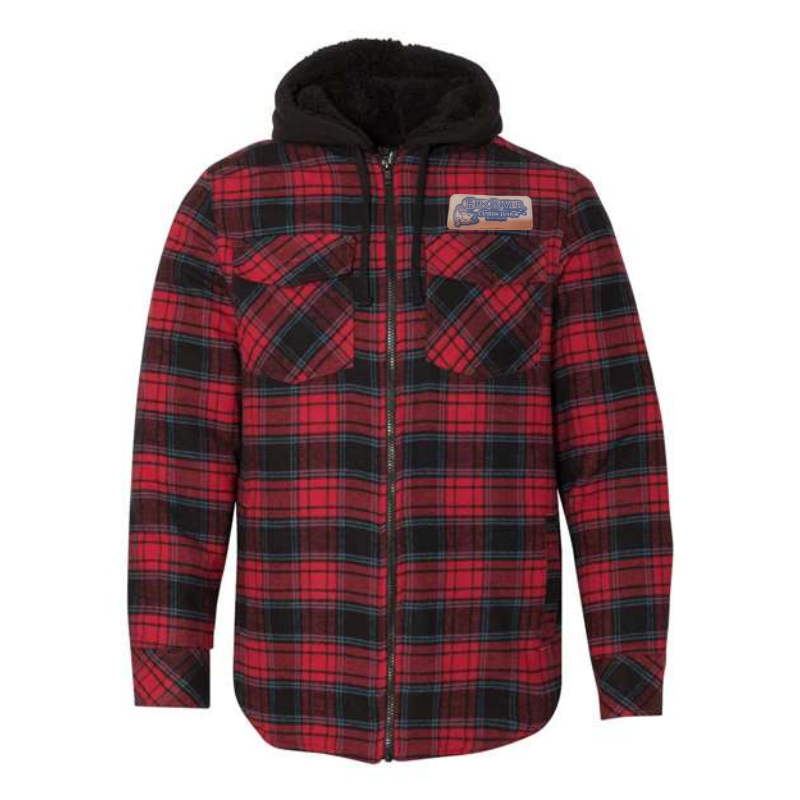 Quilted Flannel Hoodie