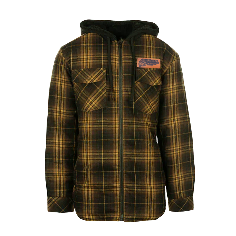 Quilted Flannel Hoodie