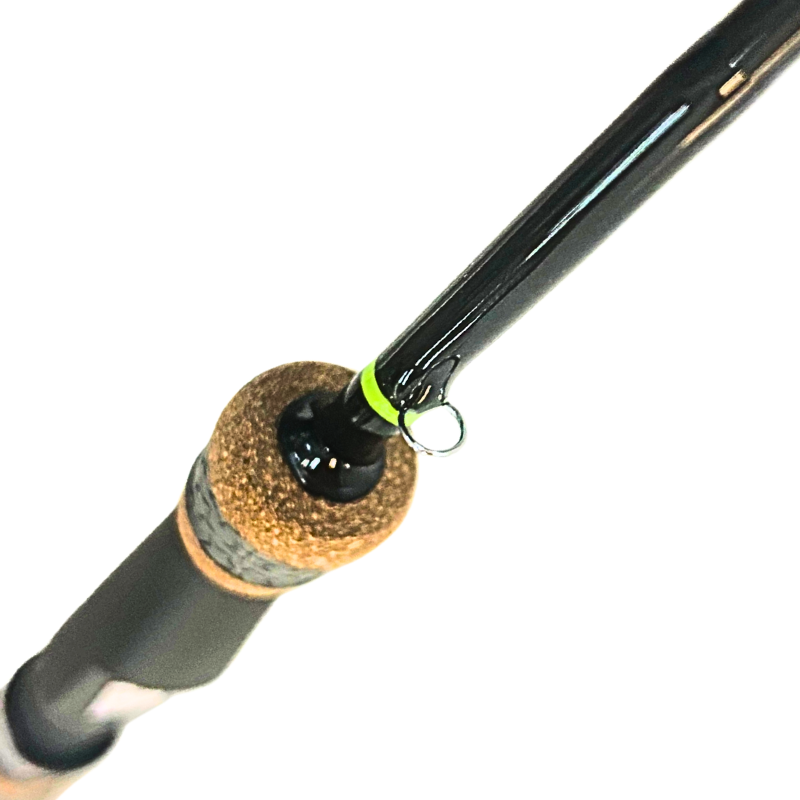 custom walleye ice fishing rods 36'' Solid Carbon Med-Heavy Trout/Pike/Walleye Ice Rod