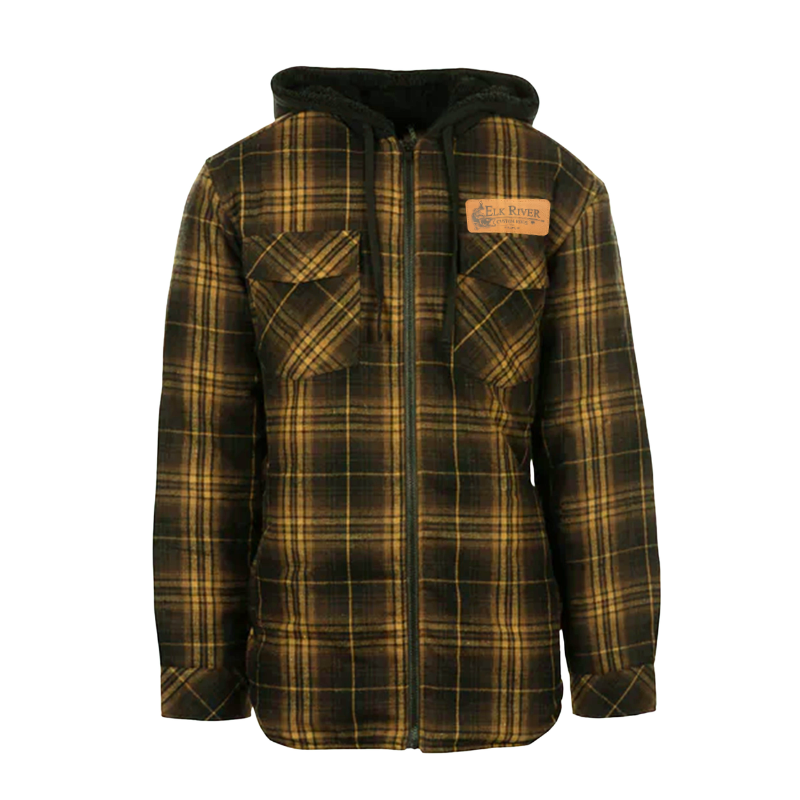 Quilted Flannel Hoodie
