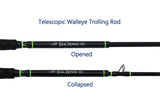 7'6'' Medium Telescopic Walleye Trolling