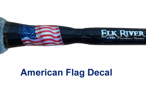 Custom Fish/Flag Decal Inlay – Elk River Custom Rods