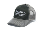 Elk River Custom Rods Mesh Back Black and Grey Hat