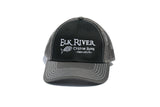 Elk River Custom Rods Mesh Back Black and Grey Hat