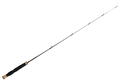 32” Solid Carbon Med-Lite Walleye/Whitefish Ice Rod with Reel Seat